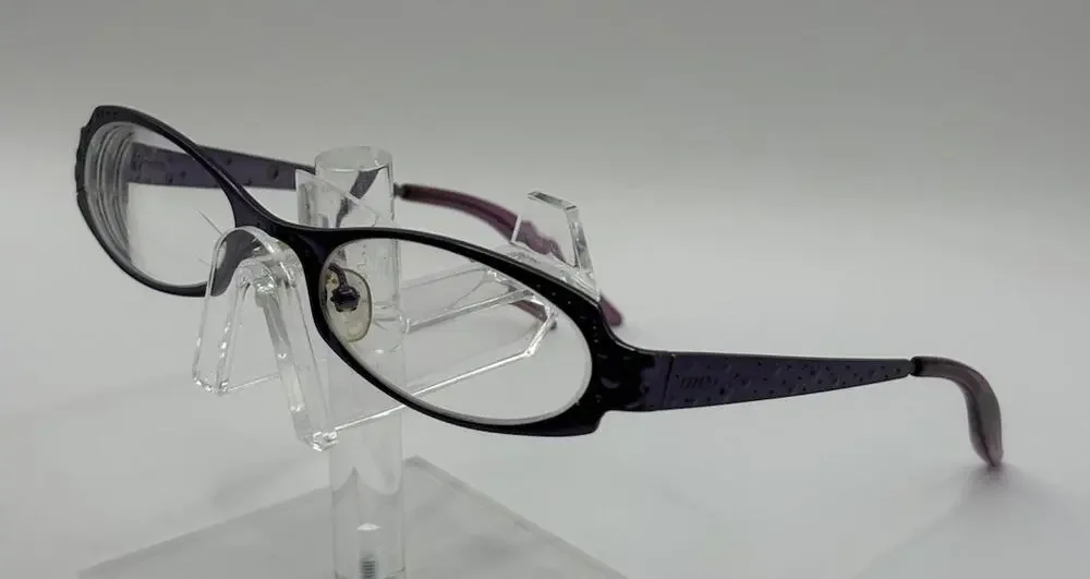 Kenzo KZ2057 C04 Purple Eyeglass Frames Oval Designer Optical France